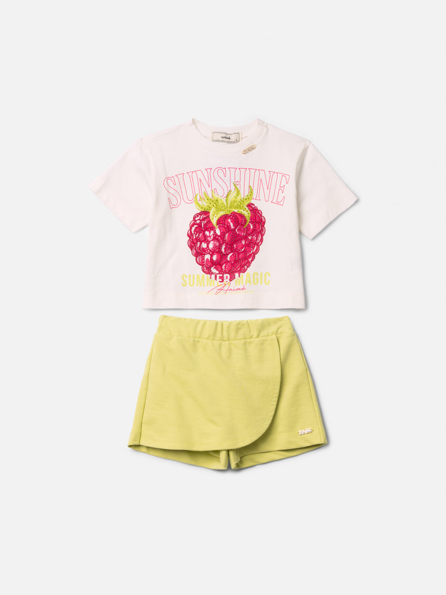 Conjunto T-shirt e Short Saia - ANIMÊ