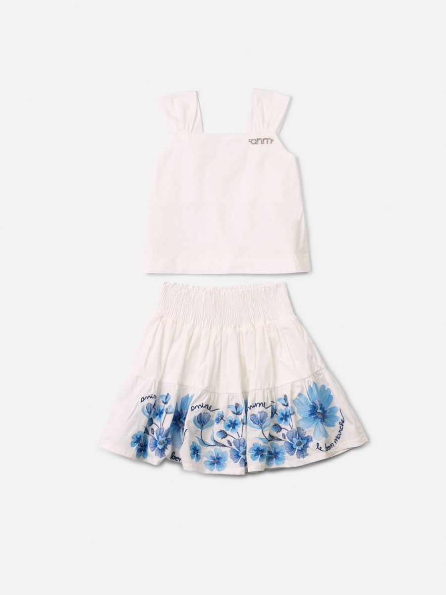 Conjunto Linho Blusa e Saia - ANIMÊ