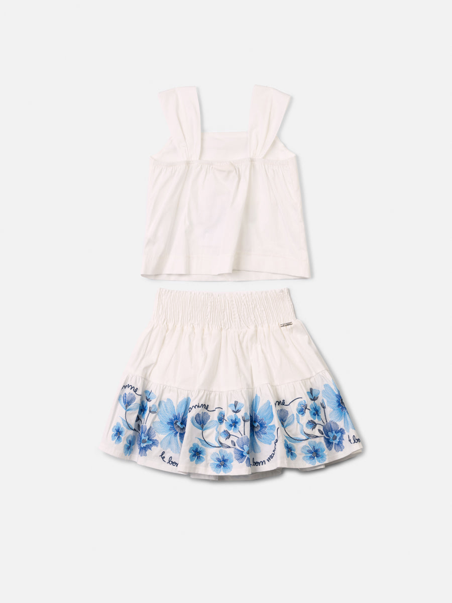 Conjunto Linho Blusa e Saia - ANIMÊ
