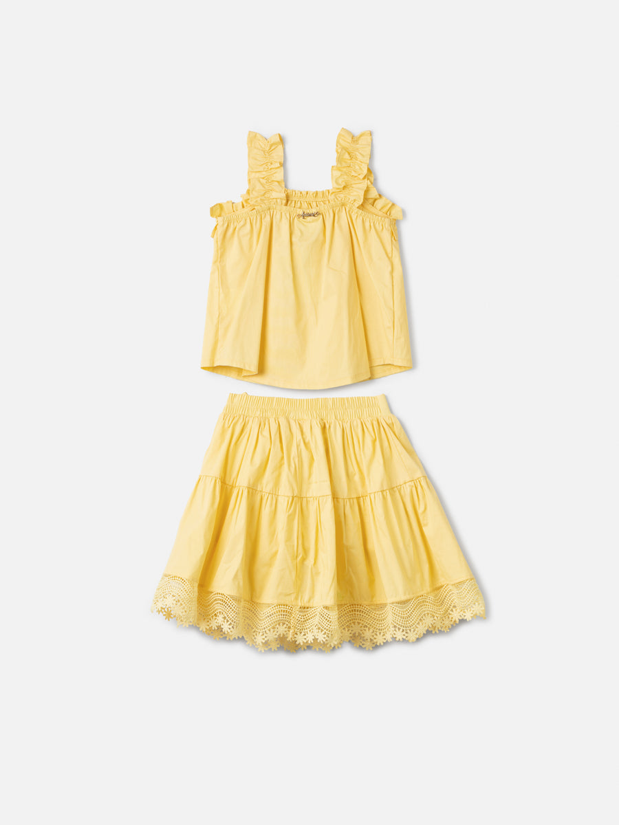 Conjunto Linho Blusa e Saia - ANIMÊ