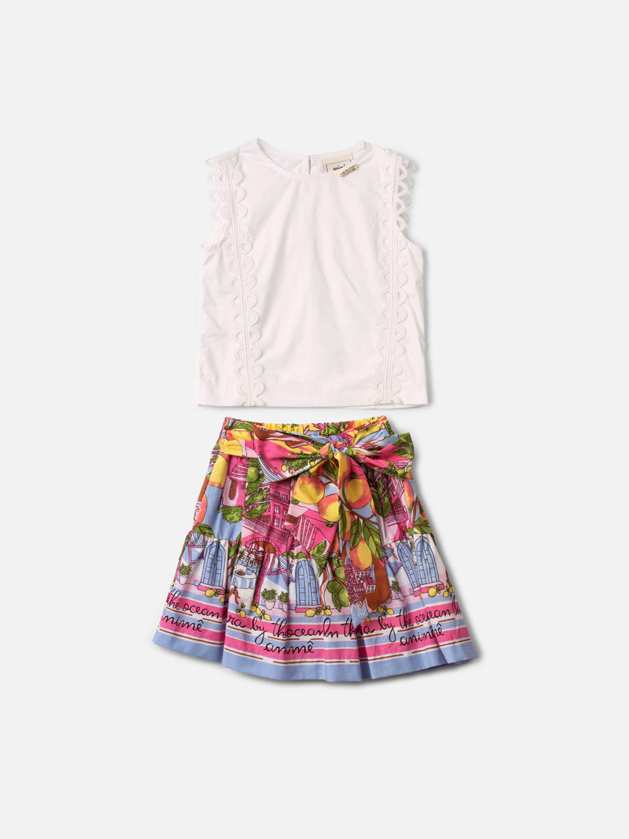 Conjunto Blusa e Saia - ANIMÊ