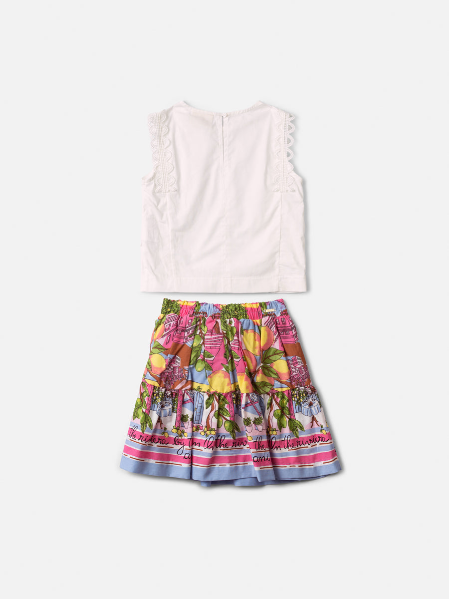 Conjunto Blusa e Saia - ANIMÊ