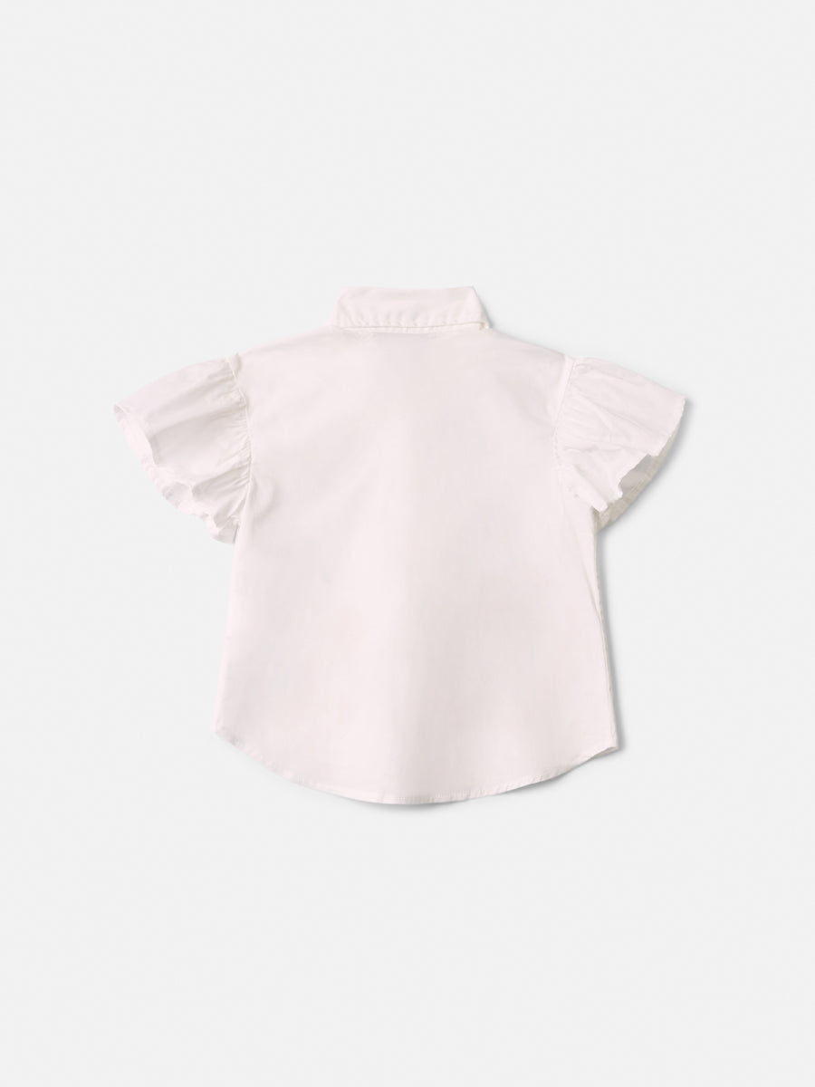 Camisa Tricoline Bordada - ANIMÊ