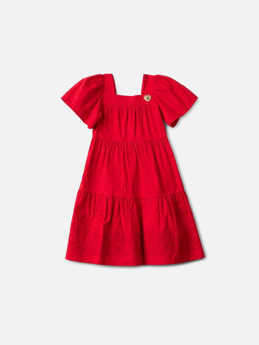 Vestido Linho Bordado - ANIMÊ