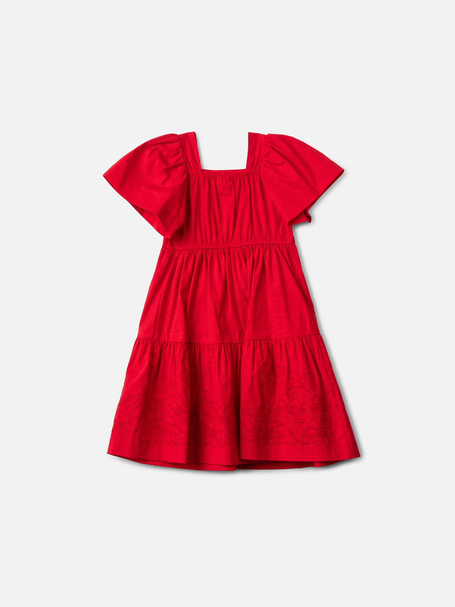Vestido Linho Bordado - ANIMÊ