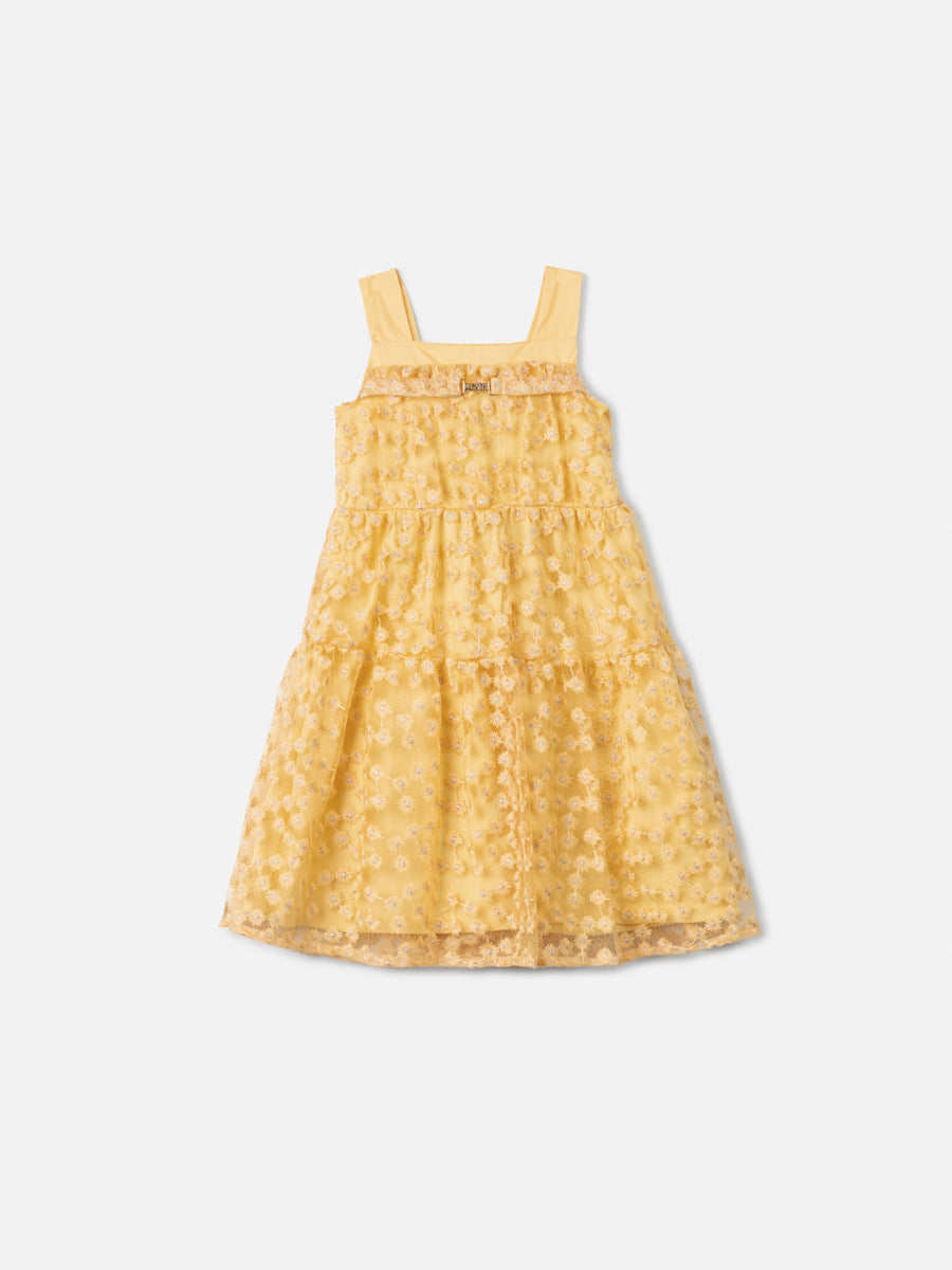 Vestido Tule Bordado - ANIMÊ