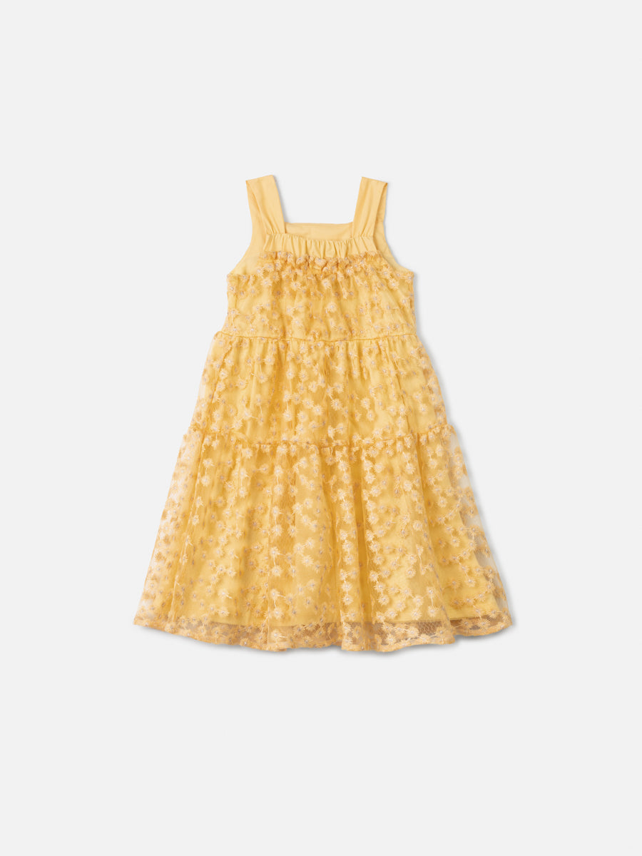 Vestido Tule Bordado - ANIMÊ