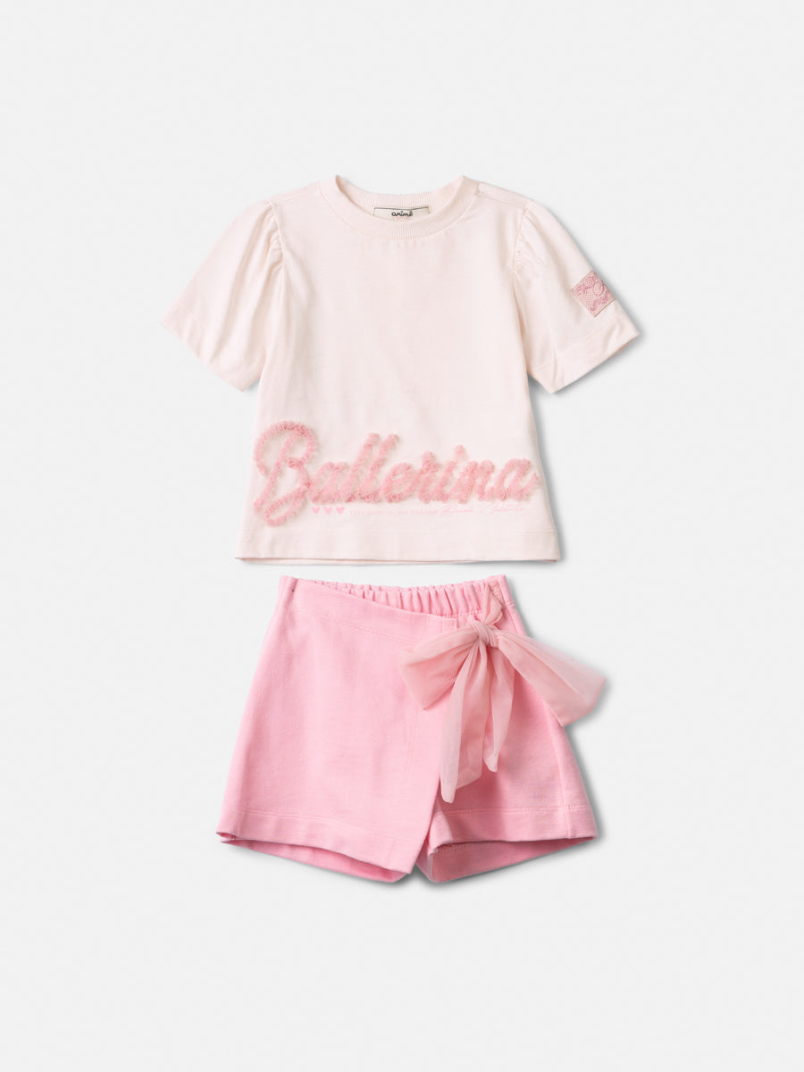 Conjunto Blusa Ballet e Short Saia - ANIME