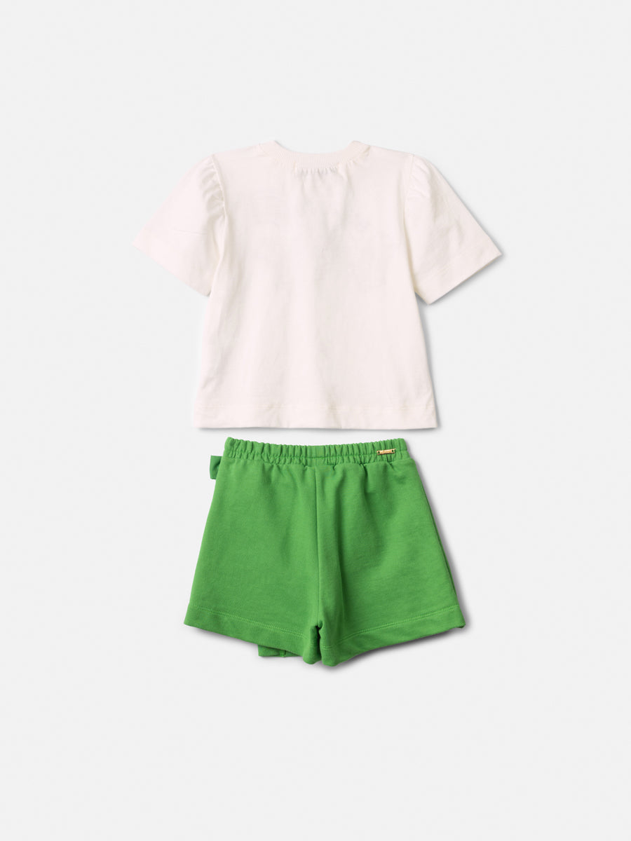 Conjunto T-shirt Cereja e Short Saia - ANIMÊ
