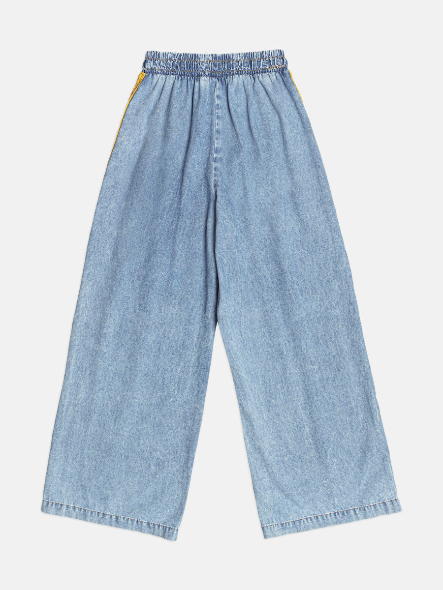 Calça Jeans com Crochê - AUTHORIA