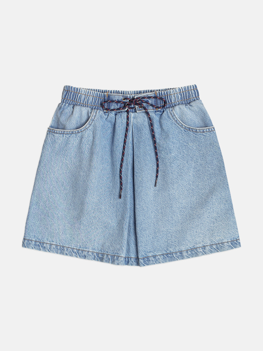 Saia Jeans com Elástico - AUTHORIA