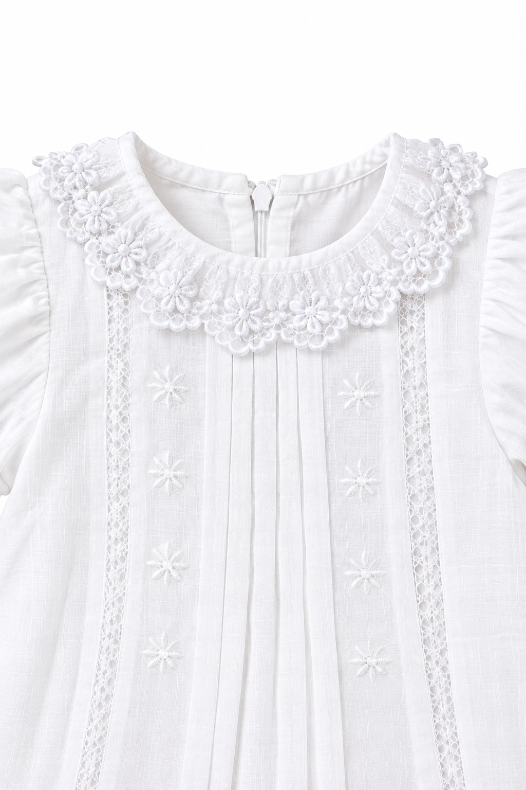 Vestido Linho Branco - ANJOS BABY
