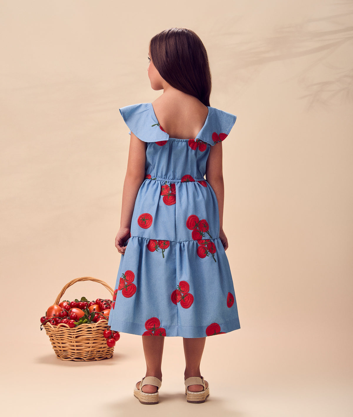 Vestido Tricoline Tomate - ANIMÊ