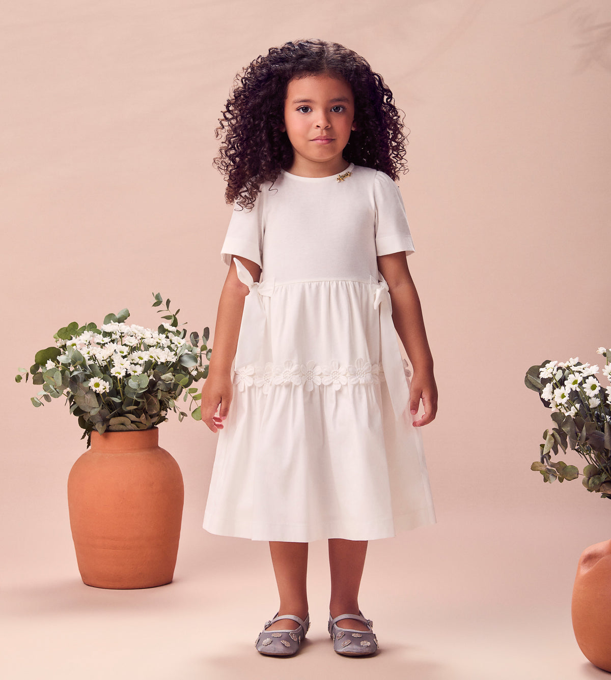 Vestido Malha e Tricoline - ANIMÊ