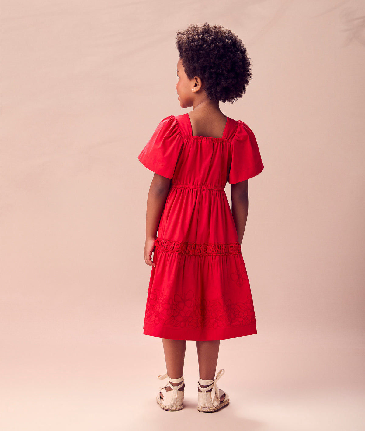 Vestido Linho Bordado - ANIMÊ