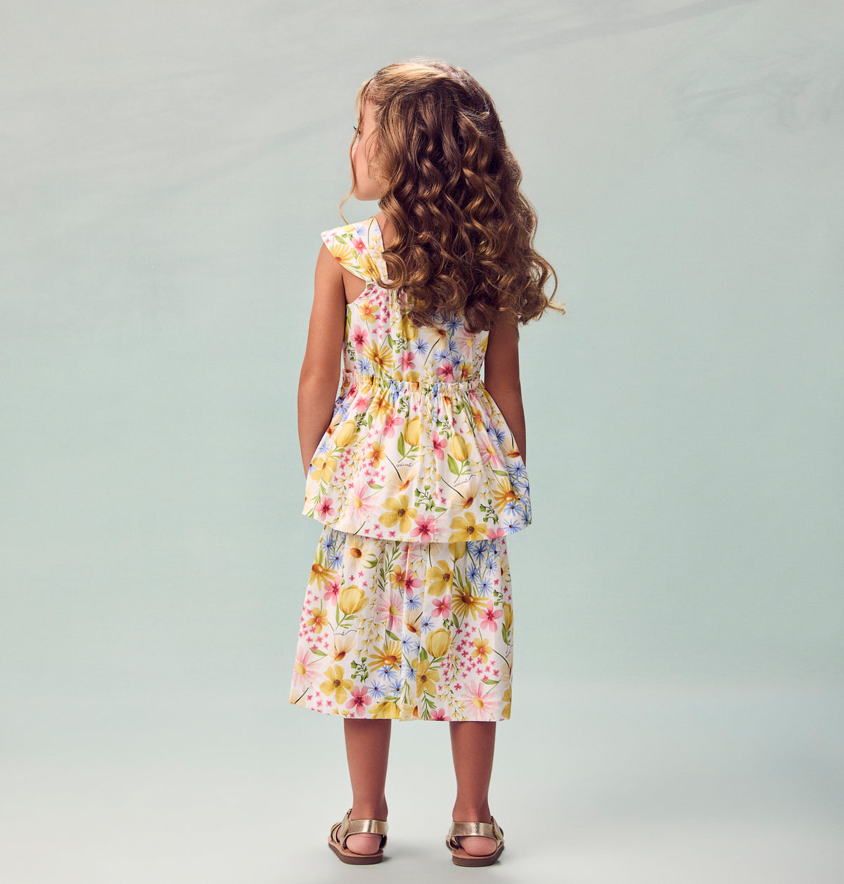 Vestido Tricoline Floral - ANIMÊ
