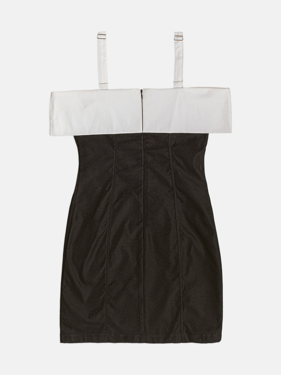 Vestido Alfaiataria P&B - AUTHORIA