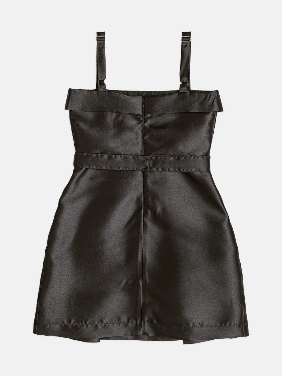 Vestido Alfaiataria Preto Laço - AUTHORIA