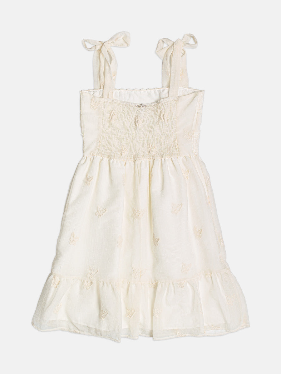Vestido Chiffon Bordados e Renda - AUTHORIA