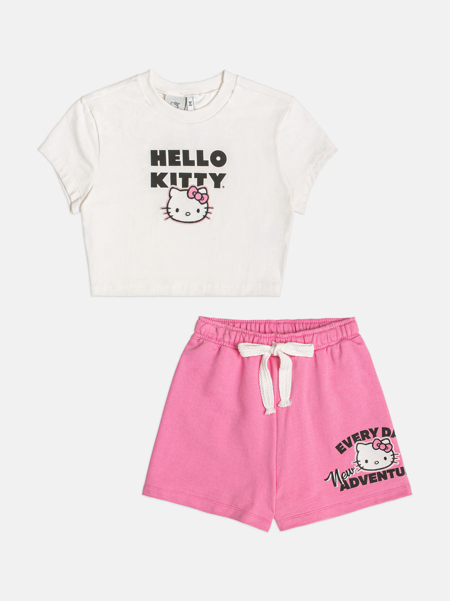 Conjunto Baby Tee e Shorts - AUTHORIA