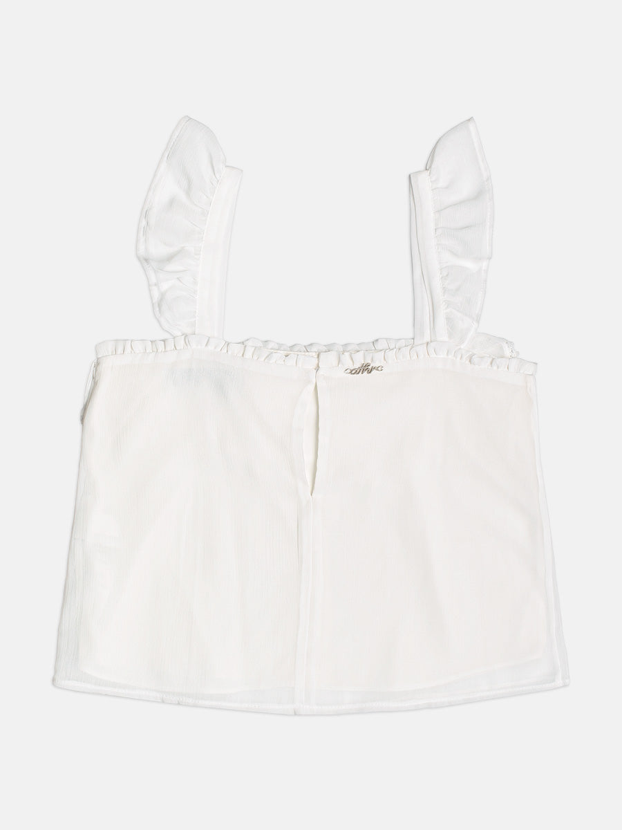 Blusa Chiffon com Babados - AUTHORIA