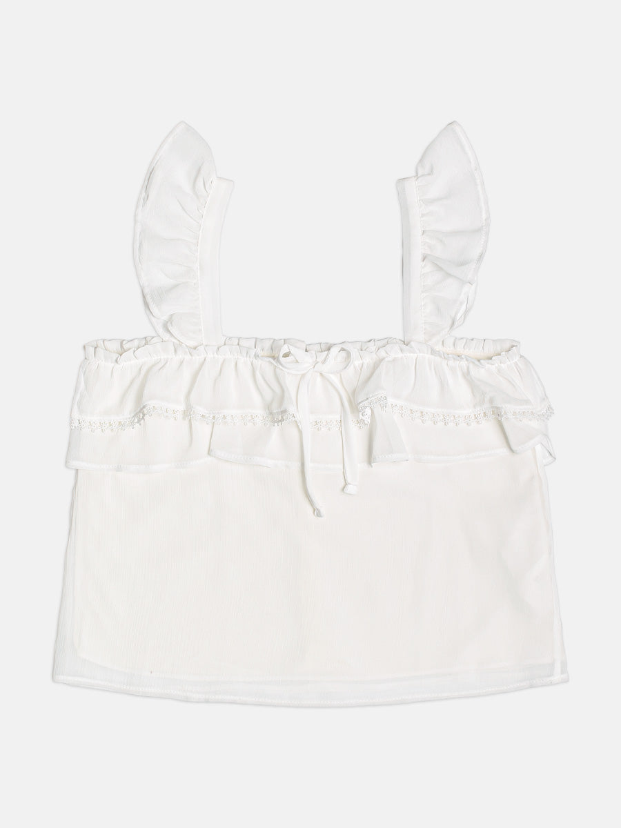Blusa Chiffon com Babados - AUTHORIA