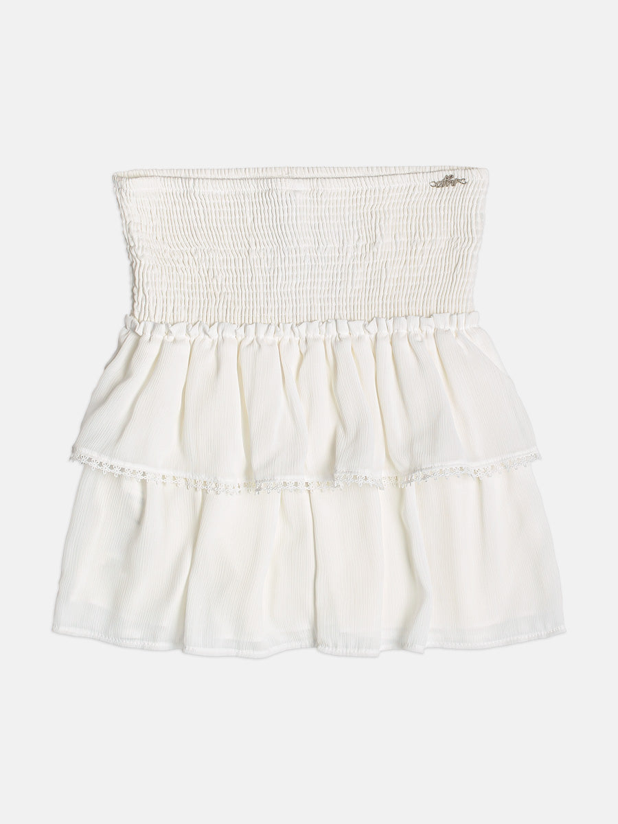 Saia Chiffon com Babados - AUTHORIA