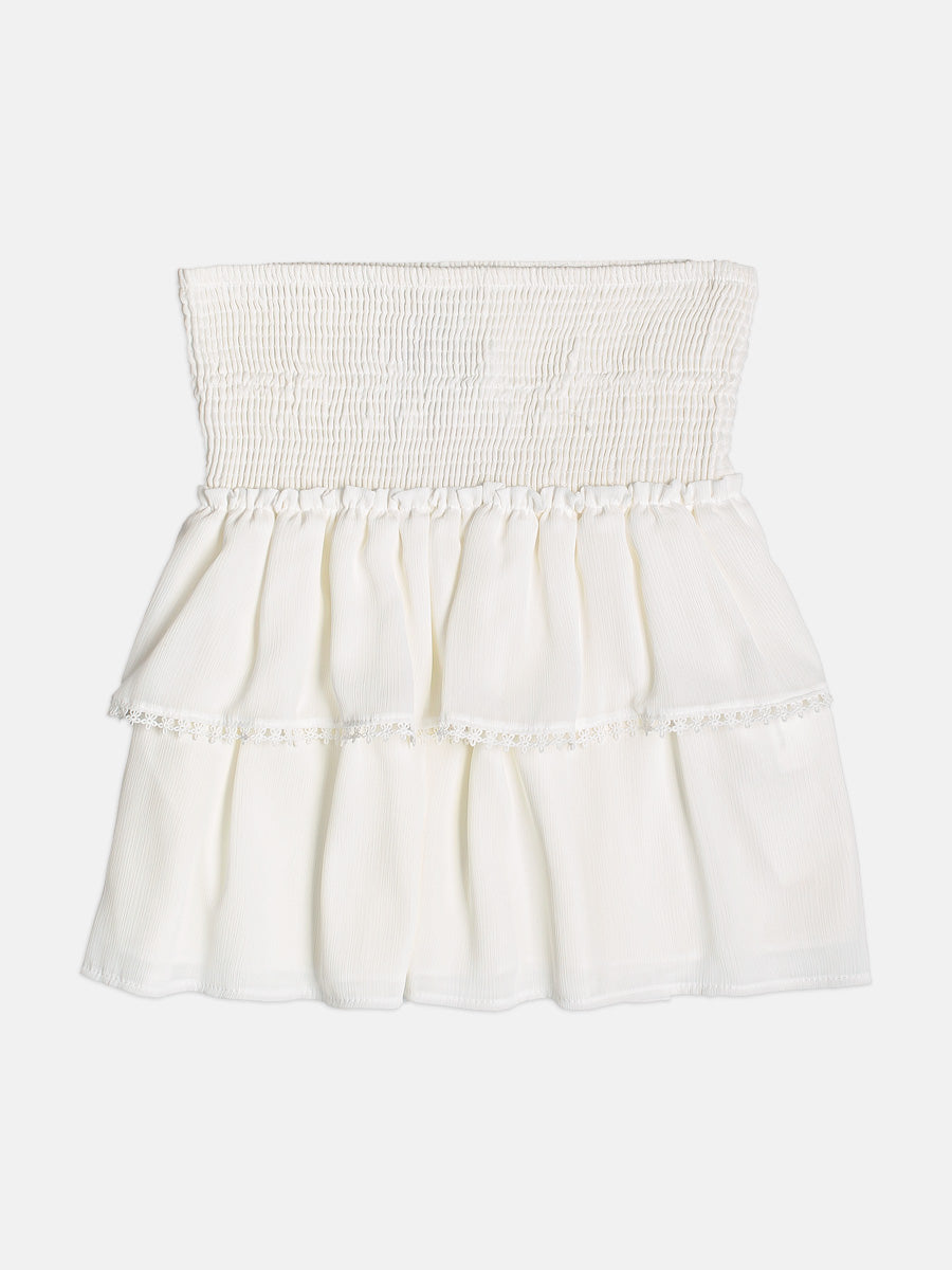 Saia Chiffon com Babados - AUTHORIA