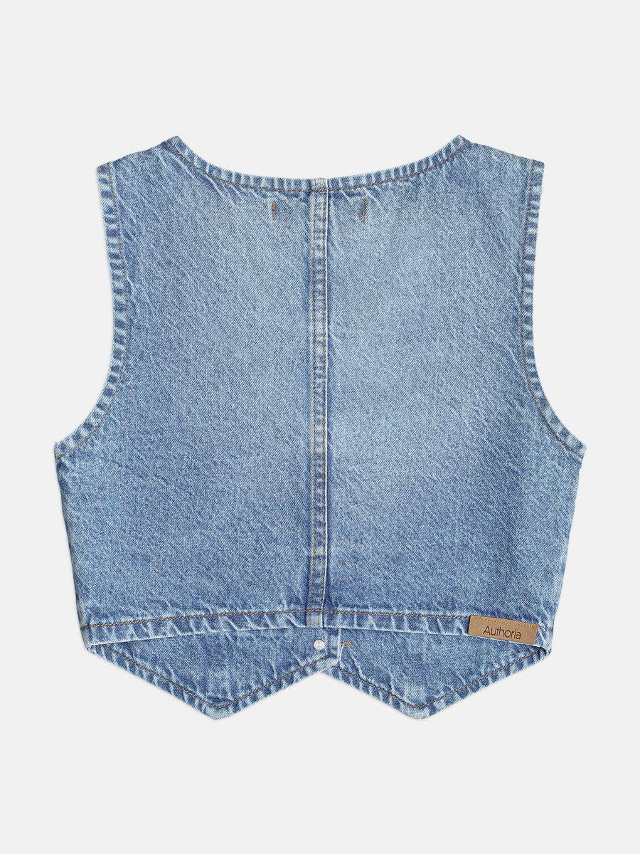 Colete Denim - AUTHORIA