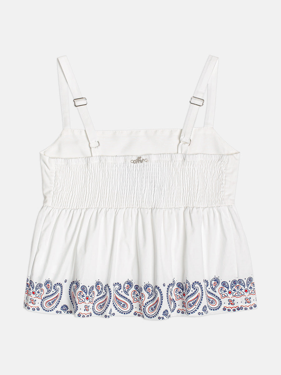 Blusa Babado Estampa - AUTHORIA