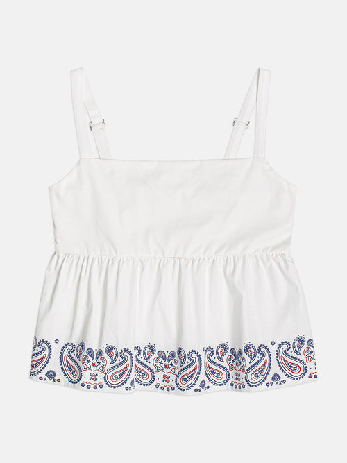 Blusa Babado Estampa - AUTHORIA