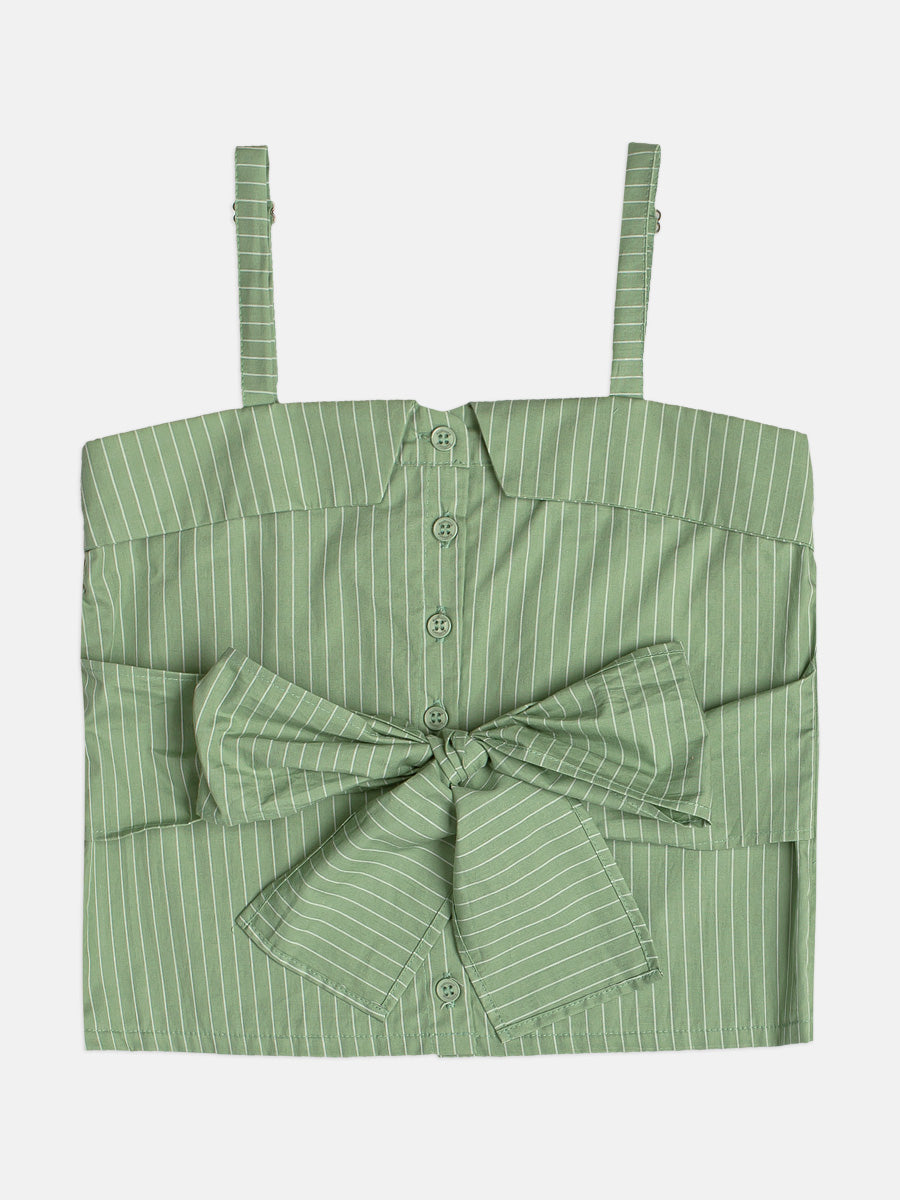 Blusa Listrada com Amarração - AUTHORIA