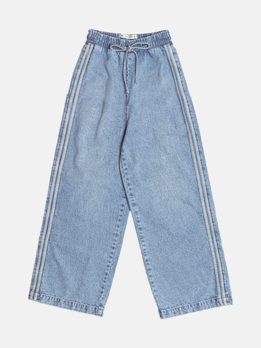 Calça Wide Frisos Laterais - AUTHORIA