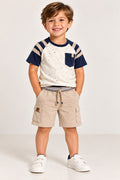 Conjunto Camiseta Malha e Bermuda Moletinho - MILON