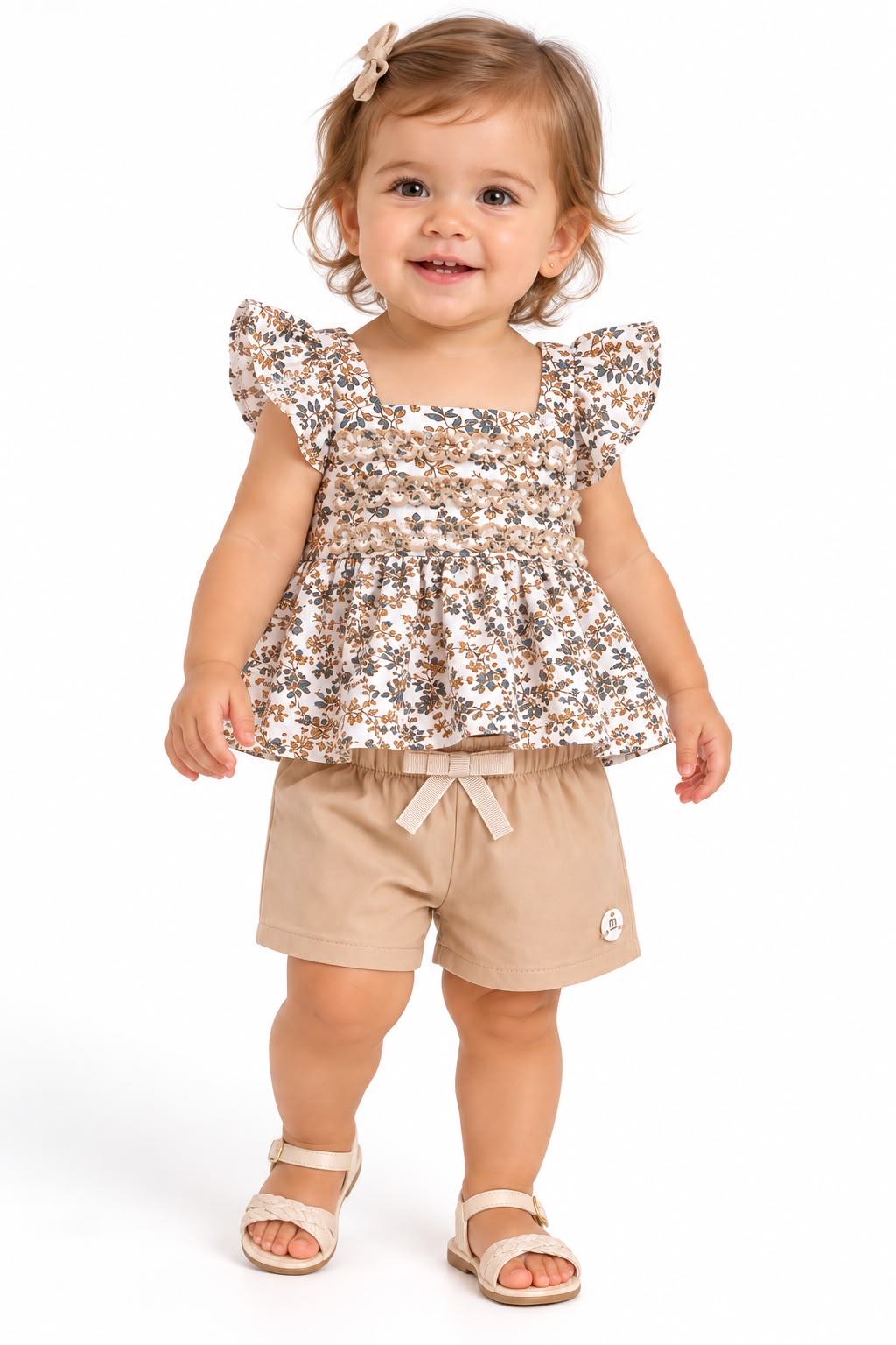 Conjunto Blusa Malha Cotton e Short Tactel - MILON