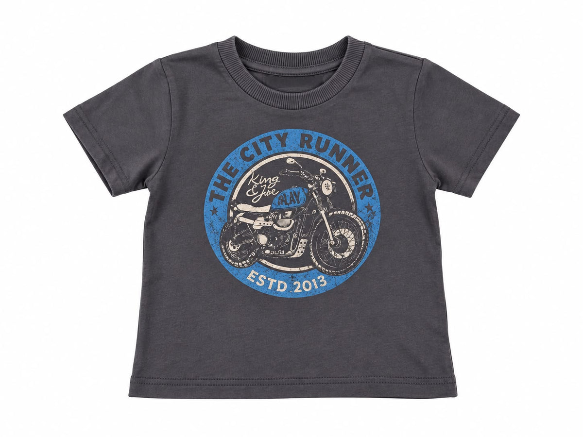 Conjunto Camiseta Meia Malha e Bermuda Moletom - KING JOE