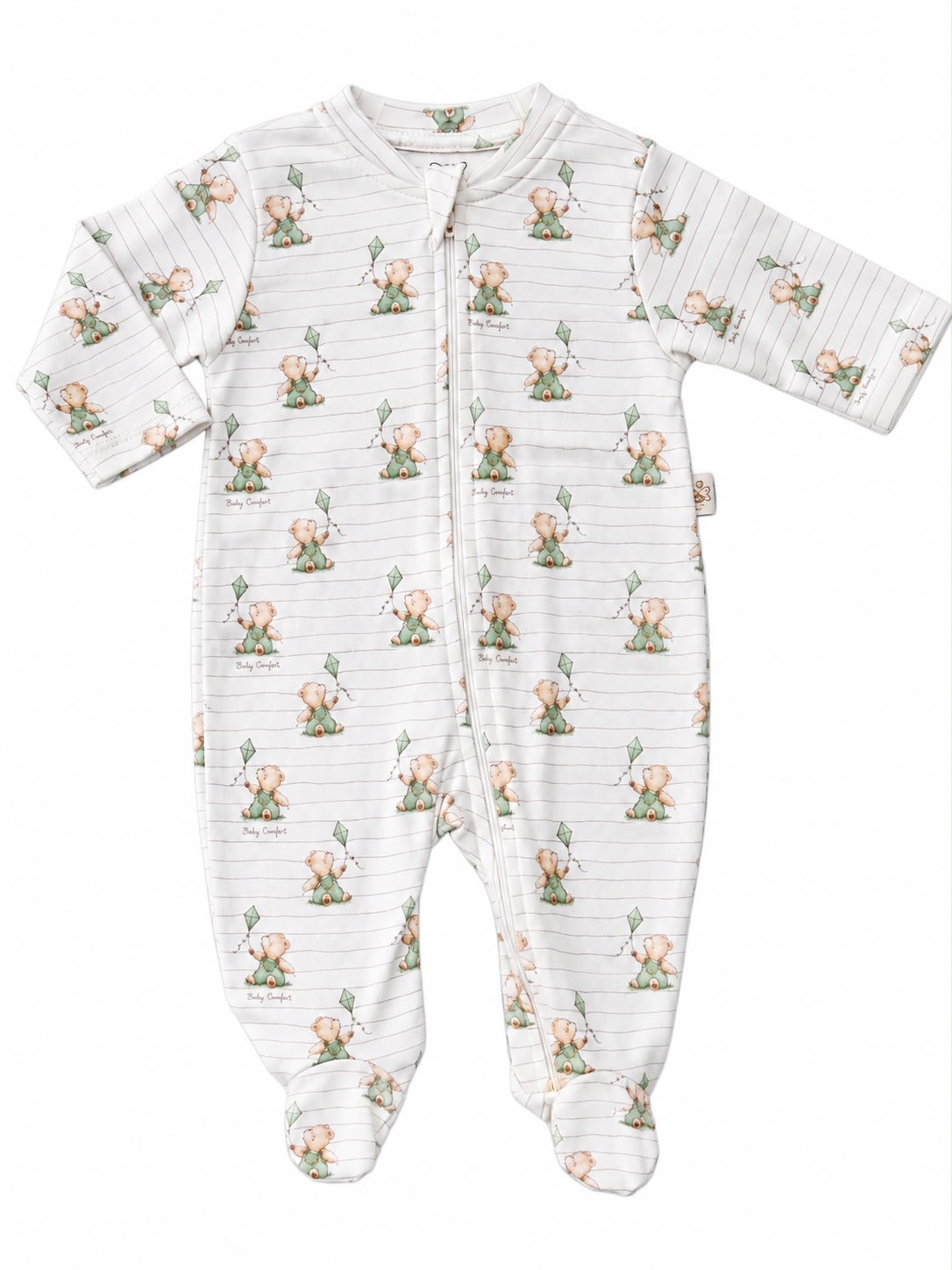 Macacão Suedine Zíper - ANJOS BABY