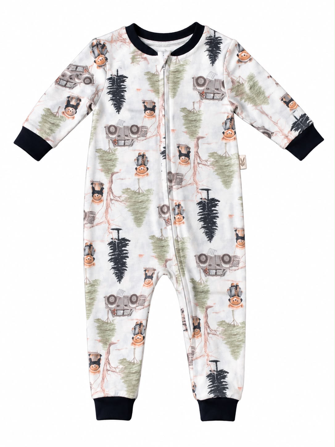 Macacão Suedine Ziper - ANJOS BABY