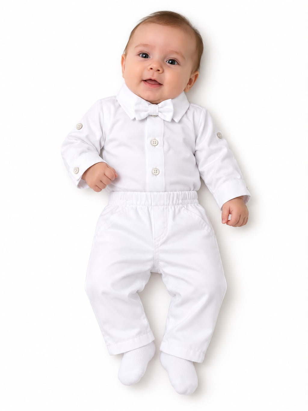 Conjunto Body Camisa Gravata e Calça - ANJOS BABY