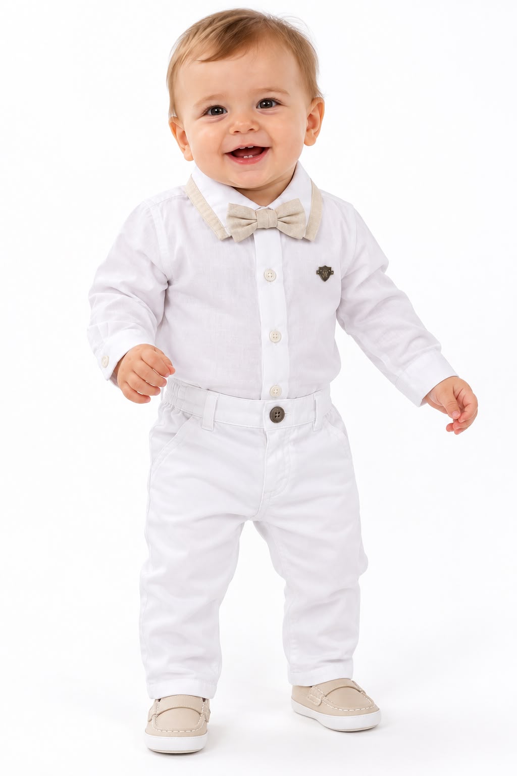 Conjunto Body Camisa Gravata e Calça - ANJOS BABY