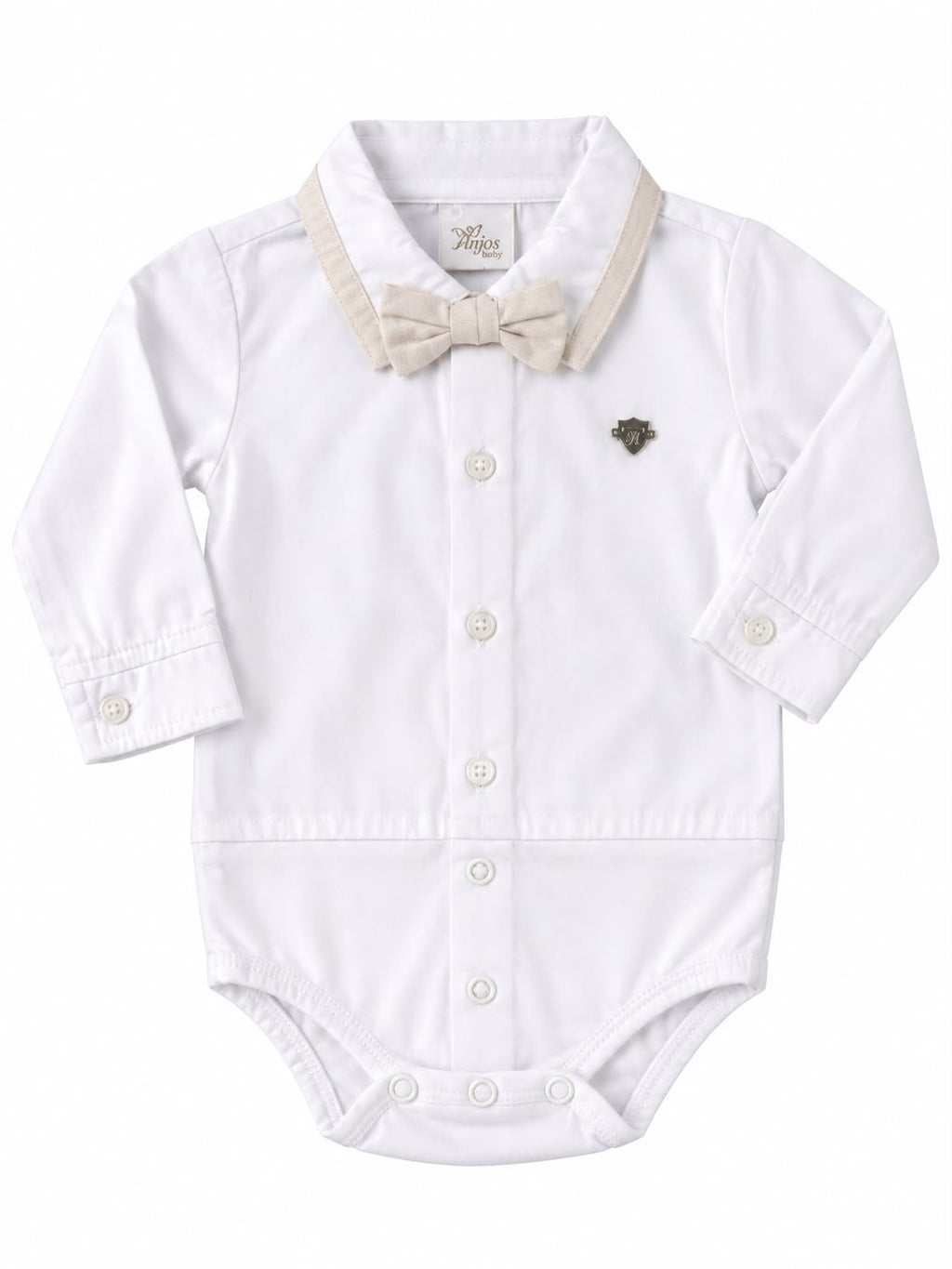 Conjunto Body Camisa Gravata e Calça - ANJOS BABY