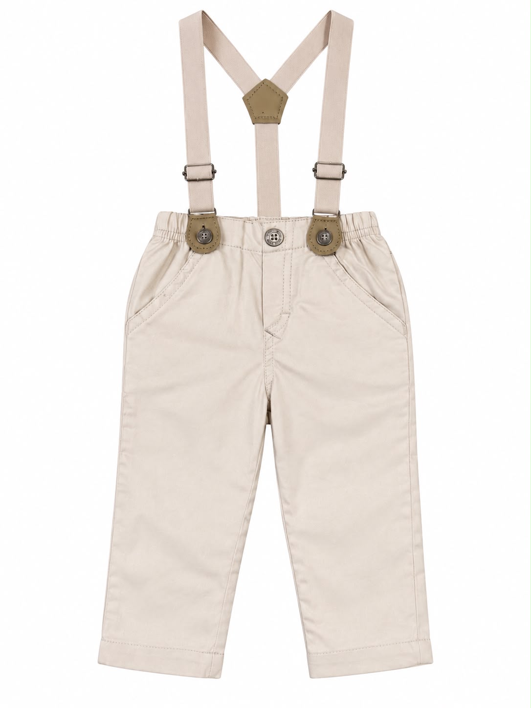 Conjunto Body Camisa Gravata e Calca Suspensório - ANJOS BABY