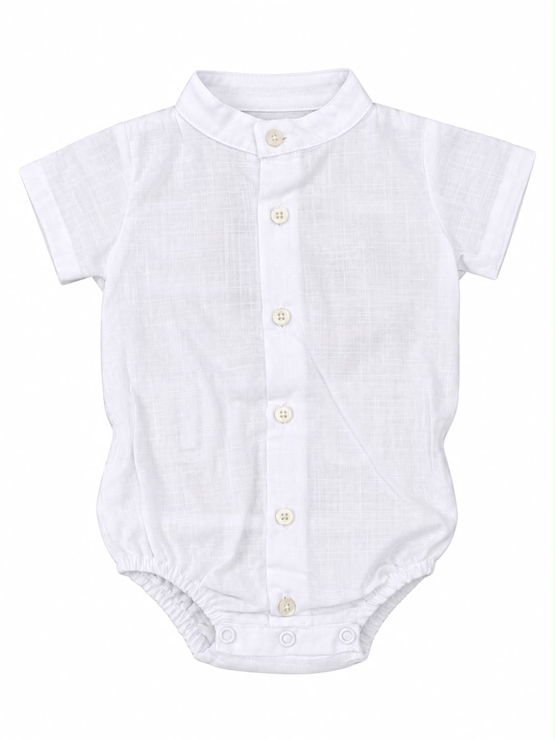 Conjunto Body Camisa Gola Padre e Bermuda Suspensório - ANJOS BABY