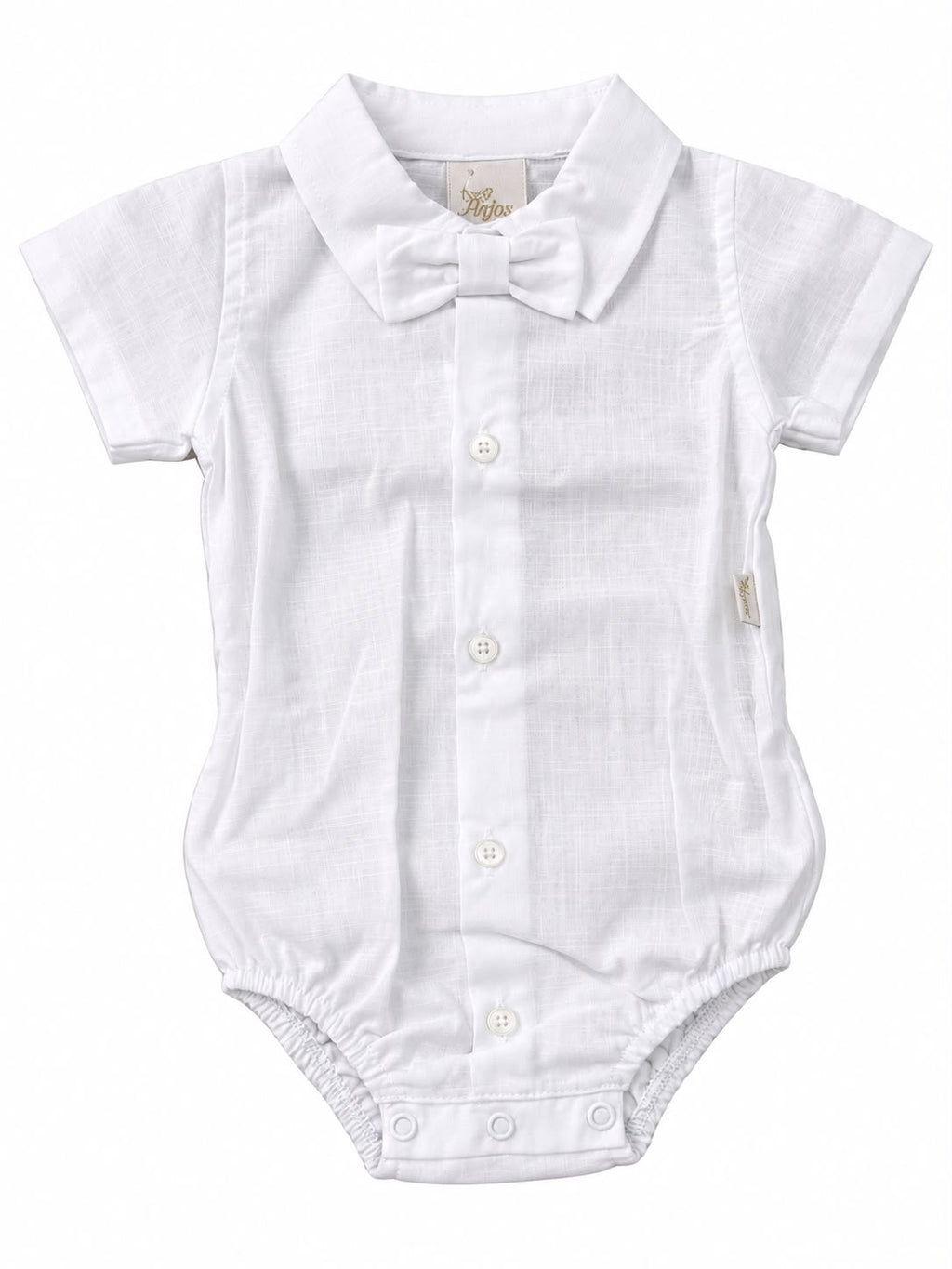Conjunto Body Camisa Gravata e Bermuda Suspensório - ANJOS BABY