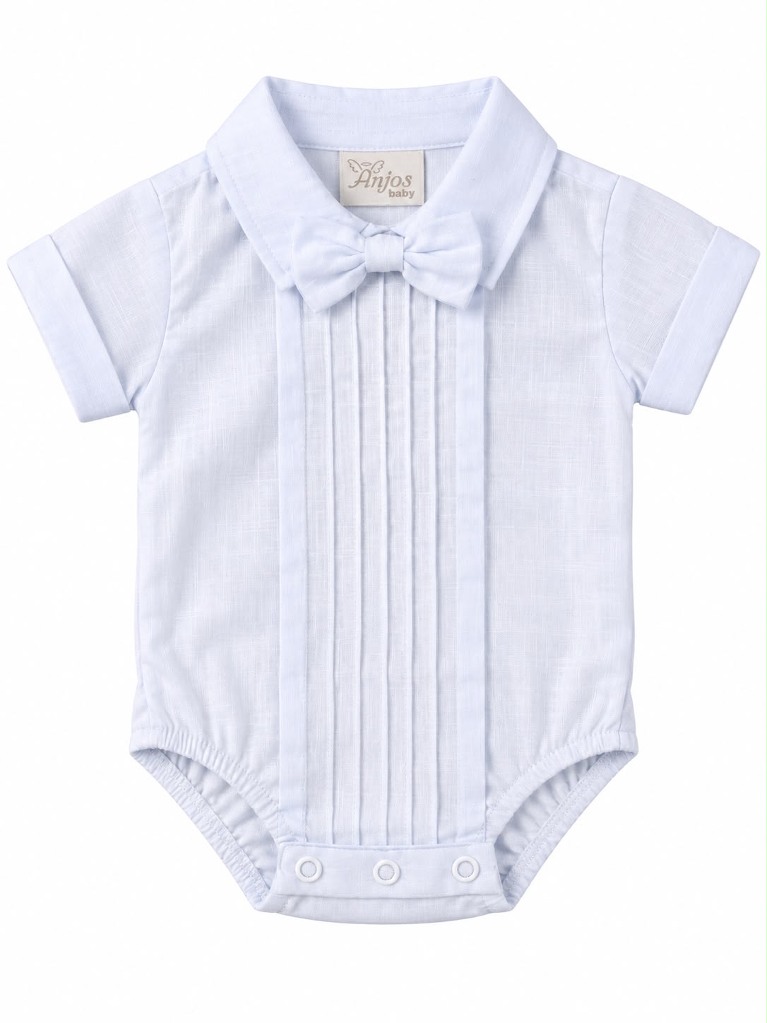 Conjunto Body Camisa Gravata e Bermuda - ANJOS BABY