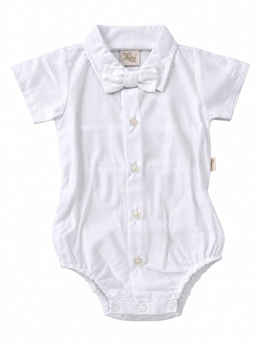 Conjunto Body Camisa Gravata e Bermuda - ANJOS BABY