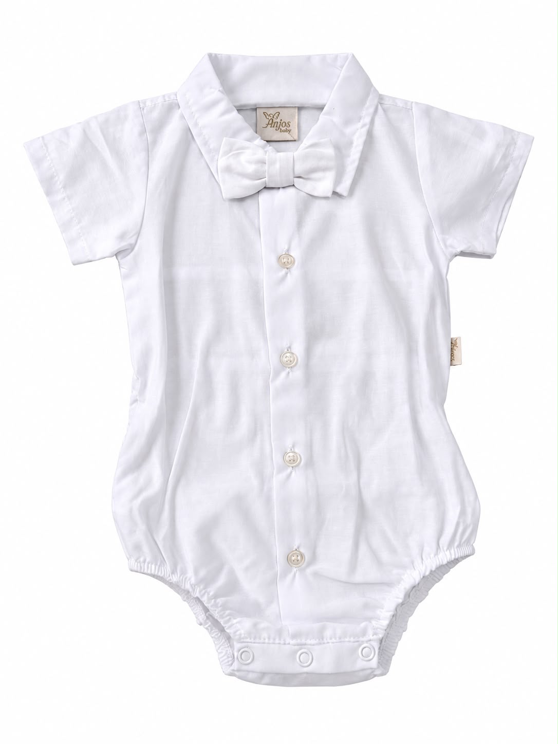 Conjunto Body Camisa Gravata e Bermuda - ANJOS BABY