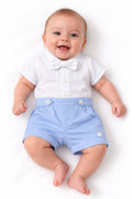 Conjunto Body Camisa Gravata e Bermuda - ANJOS BABY