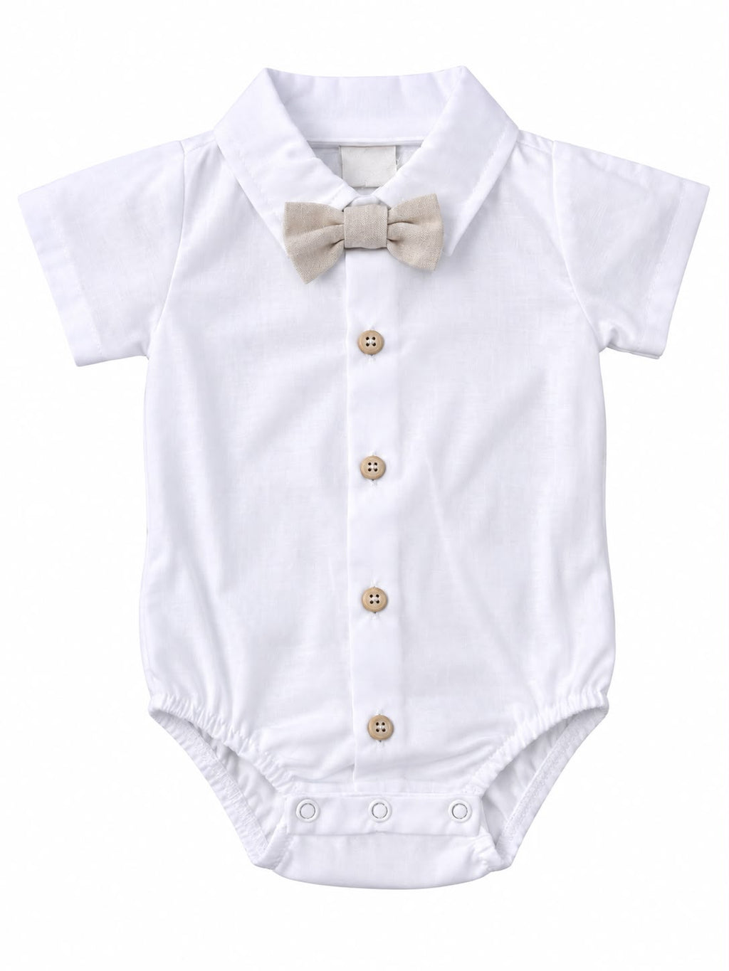Conjunto Body Camisa Gravata e Bermuda - ANJOS BABY