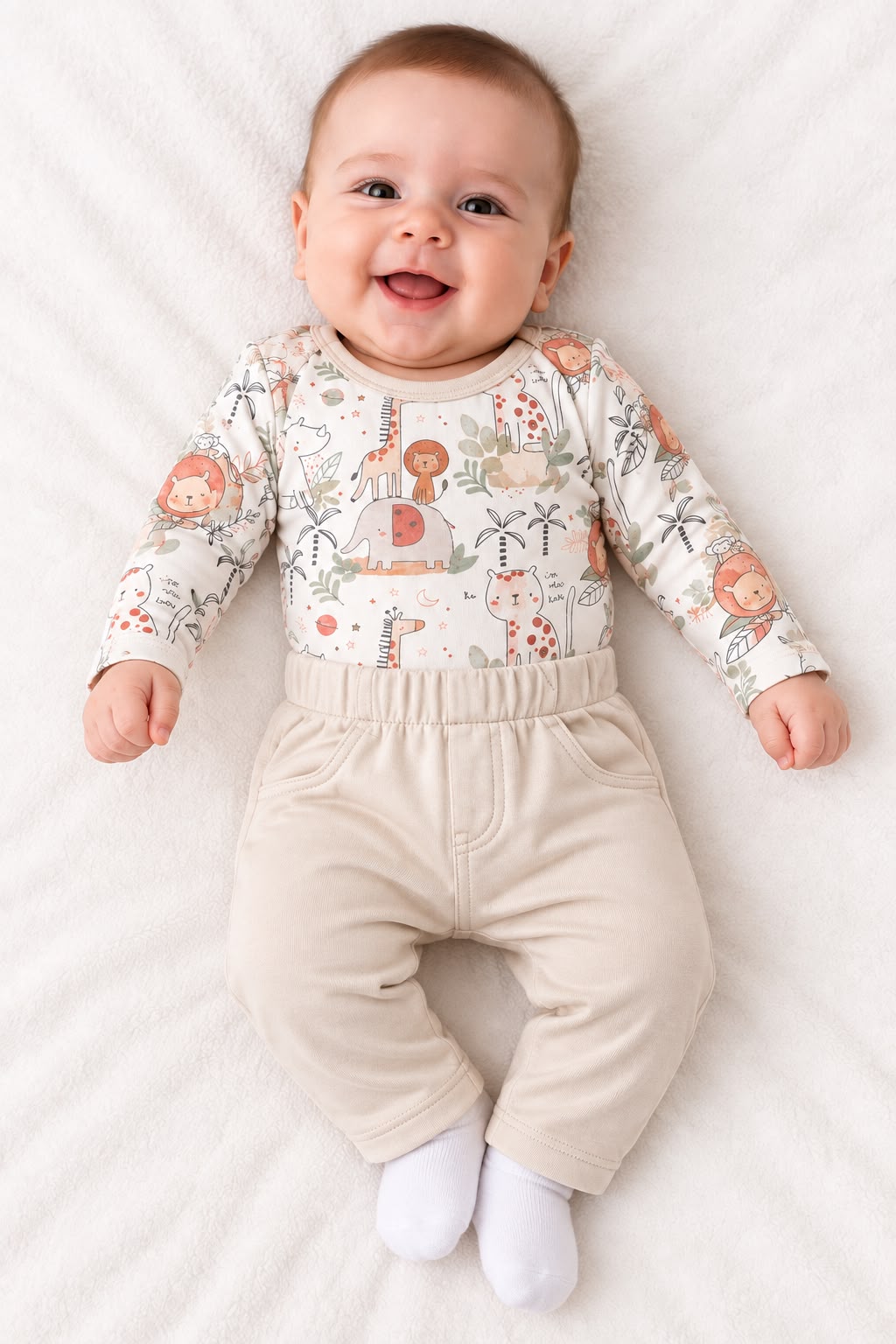 Conjunto Body Manga longa e Calça - ANJOS BABY
